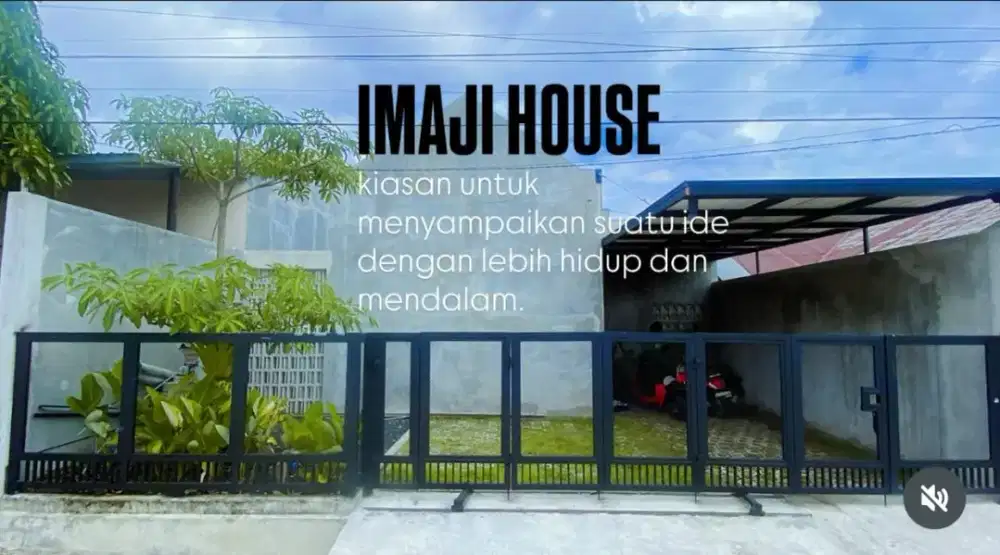 Rumah Pribadi konsep Industrial Open Space