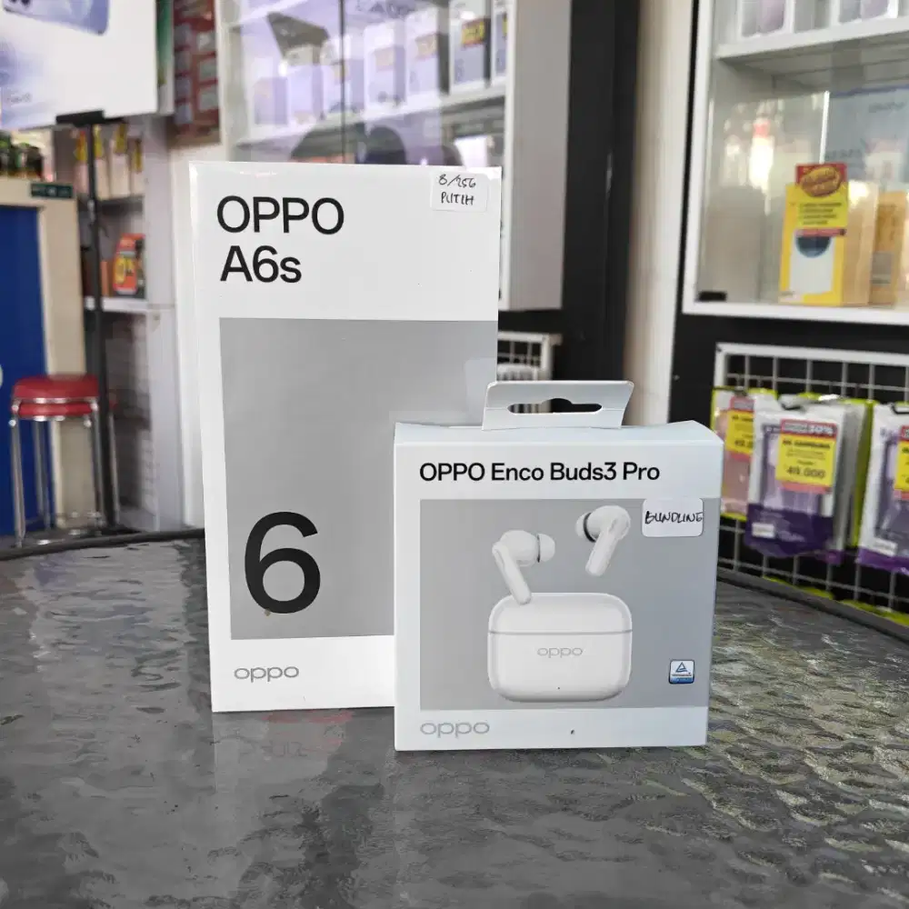 OPPO A6S 256 free encobuds original oppo