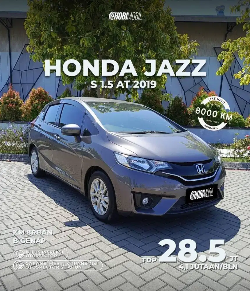 Jazz S 1.5 AT 2019 km 8rban