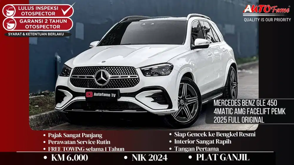 Mercedes Benz GLE 450 4Matic AMG Facelift NIK 2024