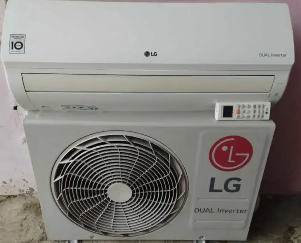 Ac LG dual inverter R32 1/2pk+pasang