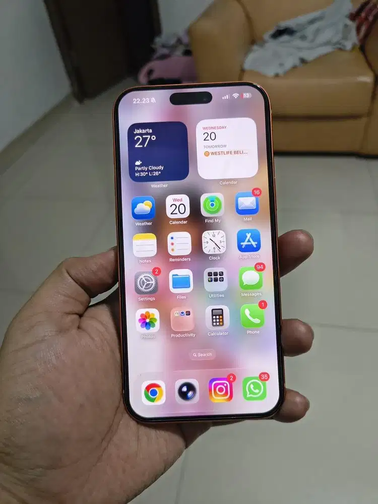 IP 17PM 256 ORANGE BARU PAKE 2 BULAN NEGO