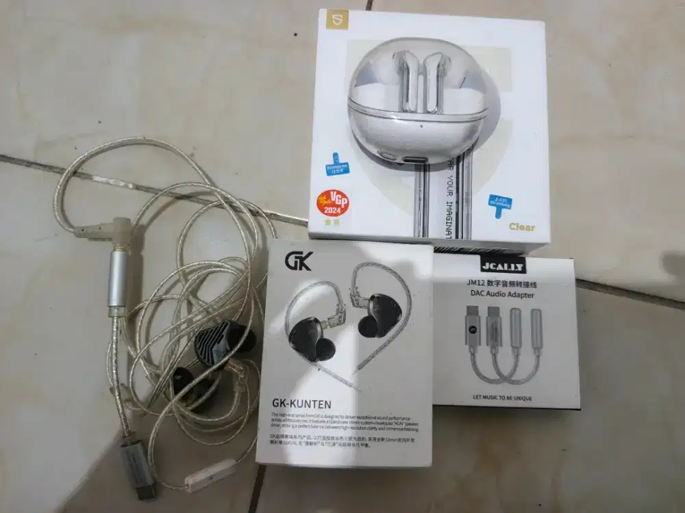 Tws soundpeats clear & iem gk kunten