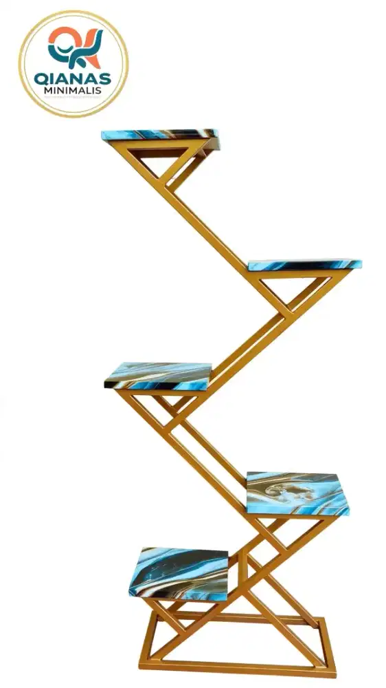 Rak Bunga cantik Zigzag
