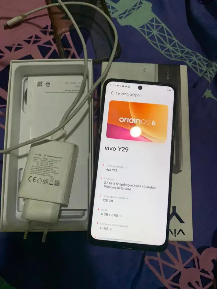Vivo y29 6/128 fullset ori