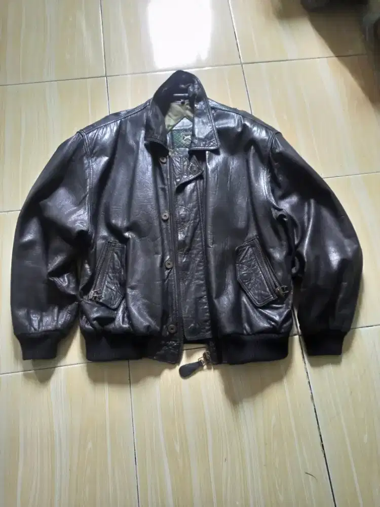 Jaket kulit import