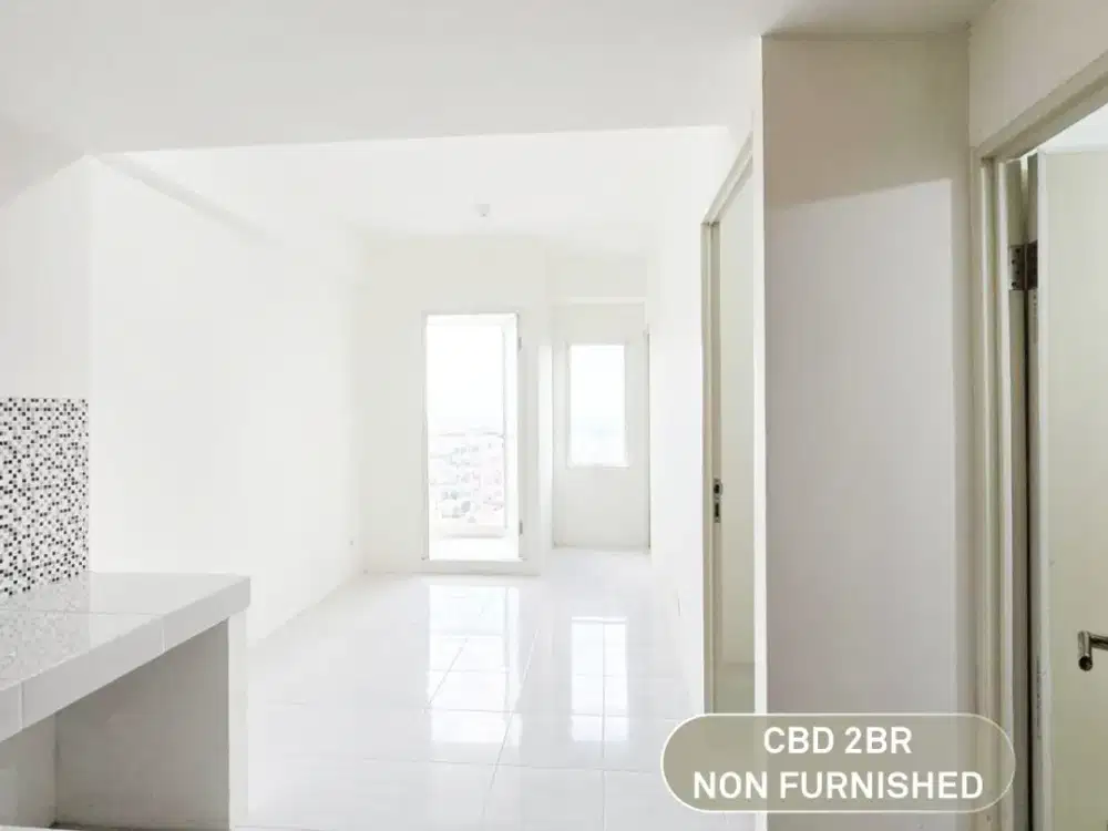 FOR RENT APARTEMENT CBD 2BR KOSONGAN - NON FURNISH ISTIMEWA
