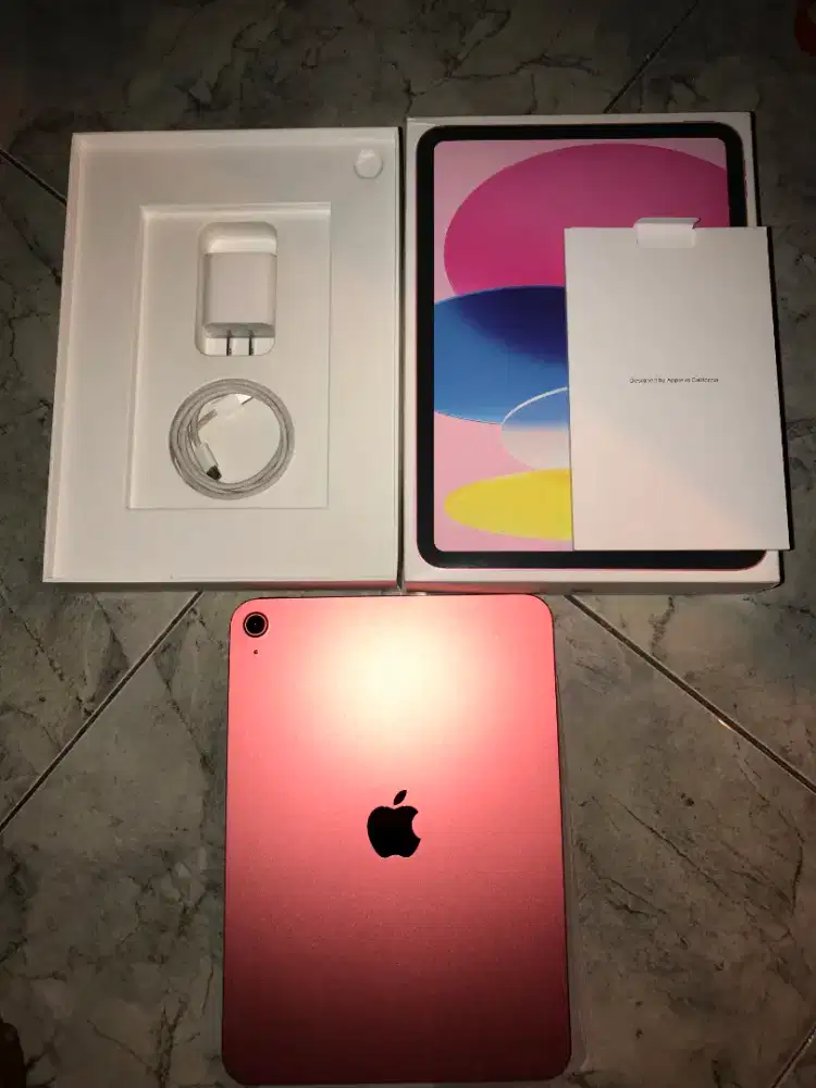 Apple iPad Gen 11 (A16) 128 gb Pink Paket Komplit