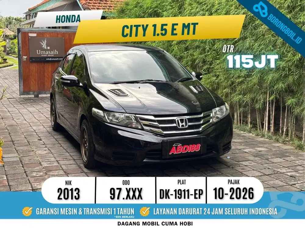 HONDA CITY E 1.5 MT 2013