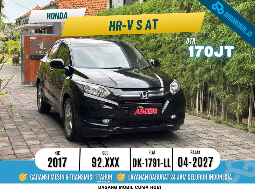 HONDA HRV S AT 2017