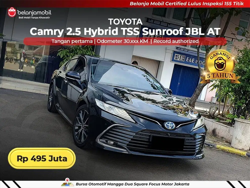 [ TANGAN PERTAMA ] Toyota Camry 2.5 Hybrid TSS Sunroof JBL 2023 2024