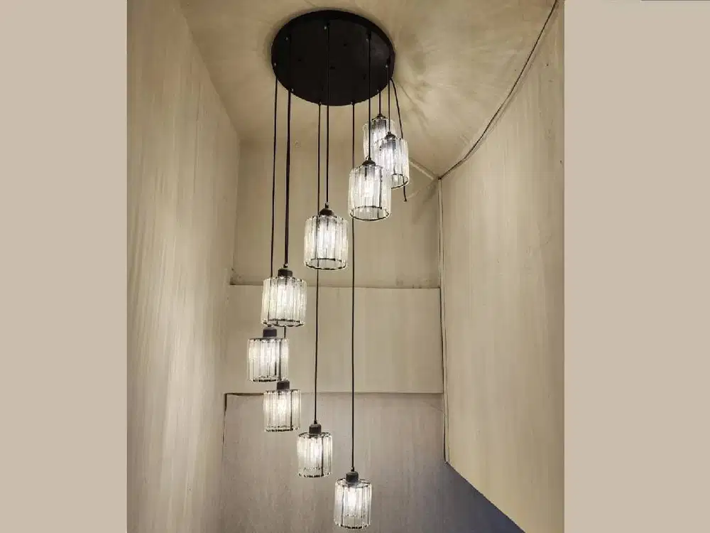 LAMPU GANTUNG KRISTAL
