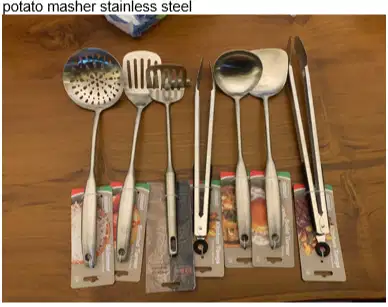 potato masher stainless steel