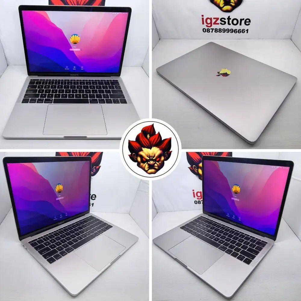 MULUS SIAP COD : Macbook Pro 2017 8/256 Silver Monterey NO MINUS SIAP