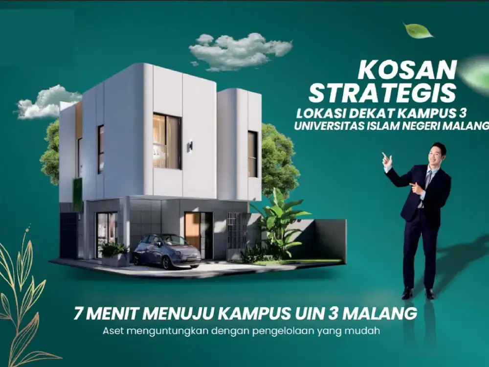 Rukost strategis dekat dengan kampus 3 /universitas Islam Negeri Malang