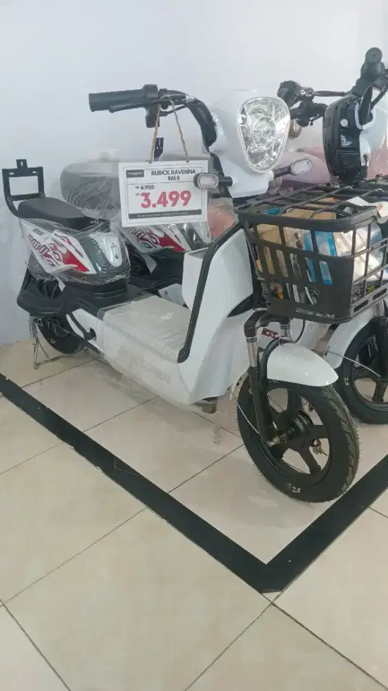Jual Sepeda Listrik Murah Rubick Ravena 3jutaan Bisa Kredit Tanpa DP