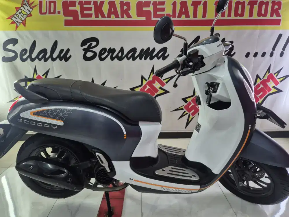 New Scoopy Fation Blue lengkap