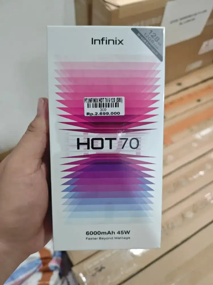 INFINIX HOT 70 RAM 6/128GB ATLANTIS DAHSYAT
