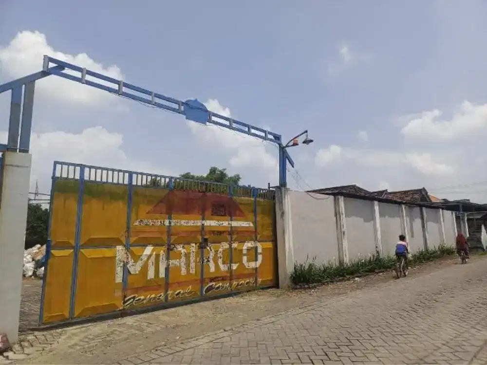 Dijual Murah Gudang + Tanah Murah & Strategis di Kedamean Gresik