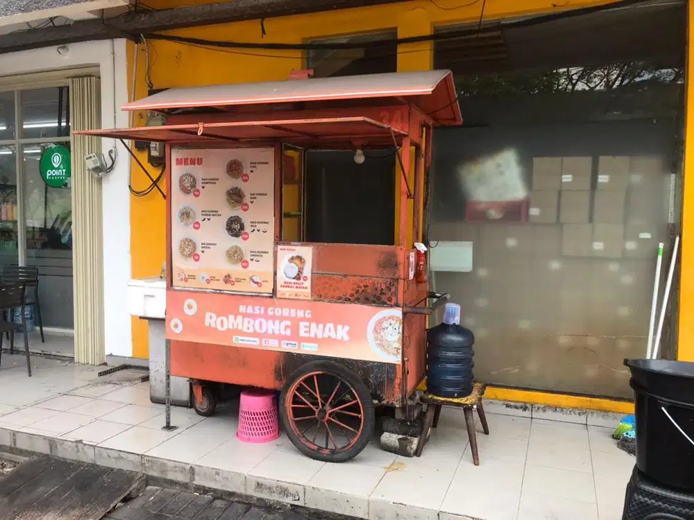 Rombong nasi goreng siap pakai