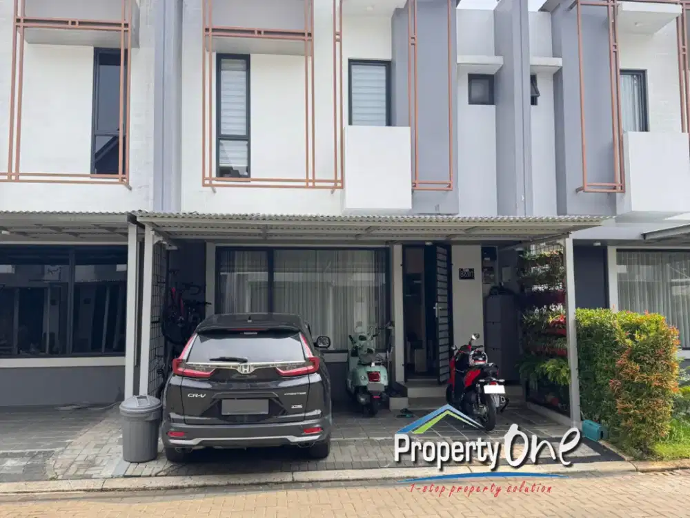 Jual Rumah 2 Lantai Full Furnished di Yuthica BSD Dekat Tol, Mall, dan Stasiun KRL Rawa Buntu