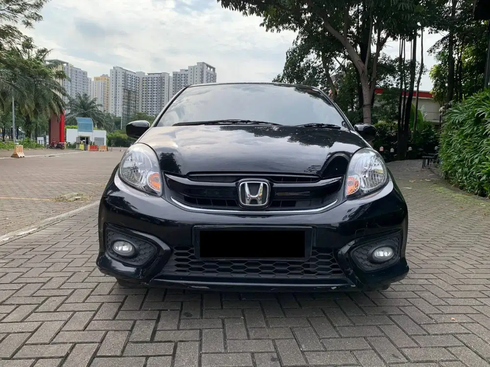 SUPER IRIT ‼️ HONDA BRIO E AT 2018 HITAM