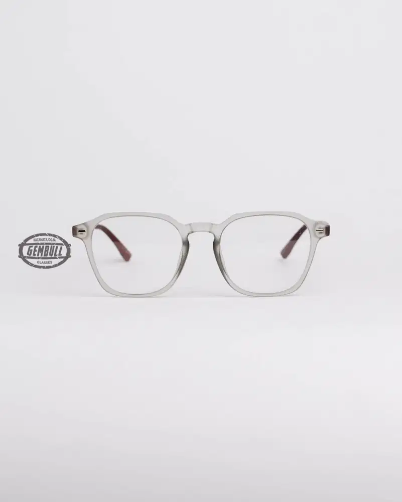Gembull Glasses - Kacamata Kotak Tangkai Motif Kayu Elegan - Narada 04