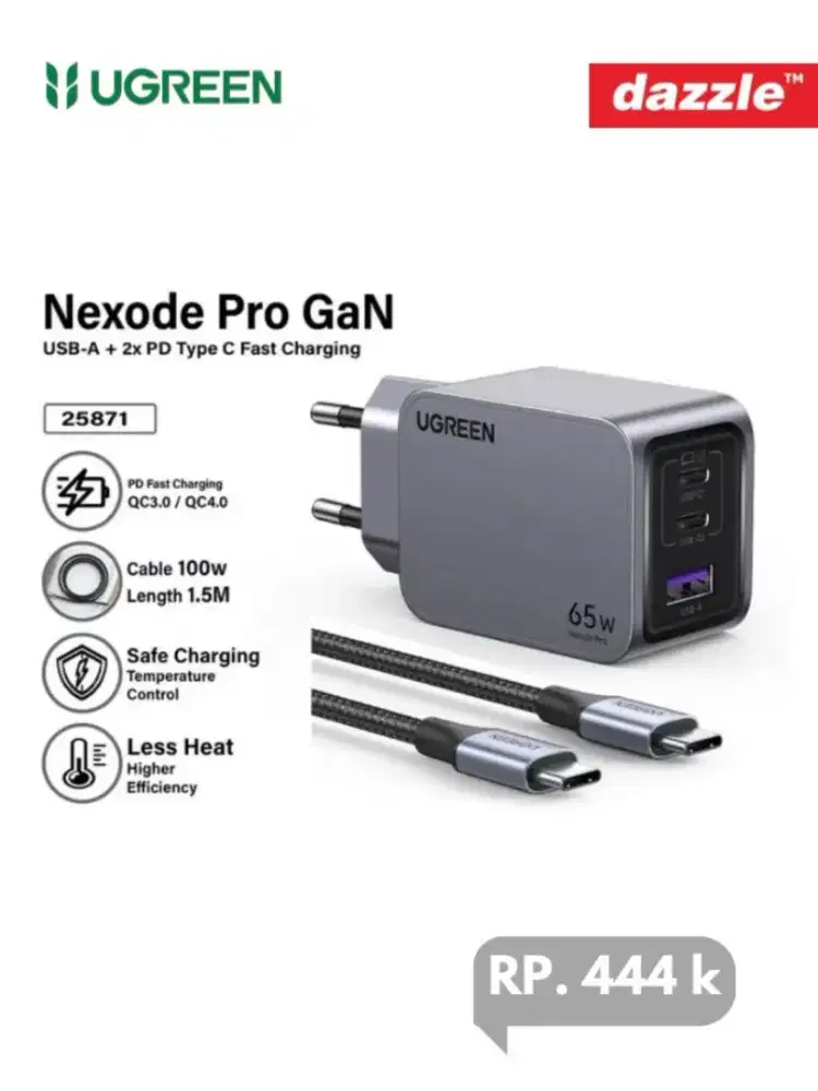 Charger set Nexode GaN pro 60W with type C cable
