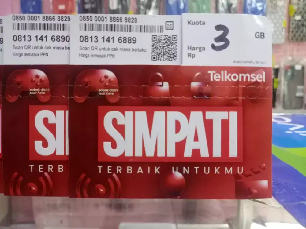Kartu simpati aktif+3gb tinggal pakai