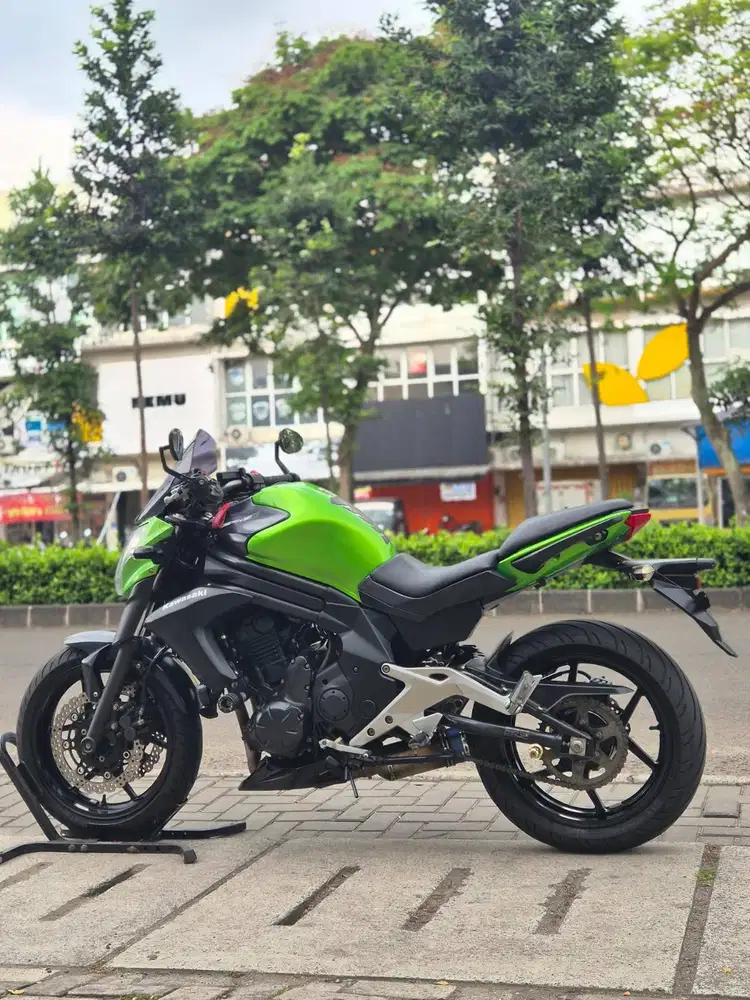 KAWASAKI ER6N 650 2012 HIJAU KM 19K SUPER MULUS