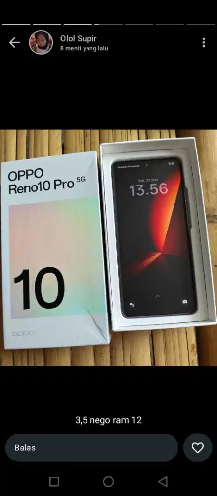 Hp Oppo Reno 10 pro