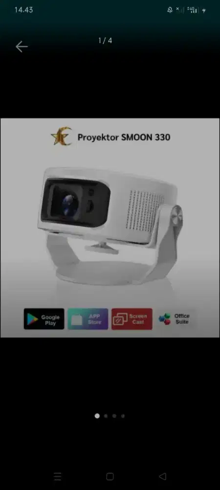 SMART PROYEKTOR SMOON 330