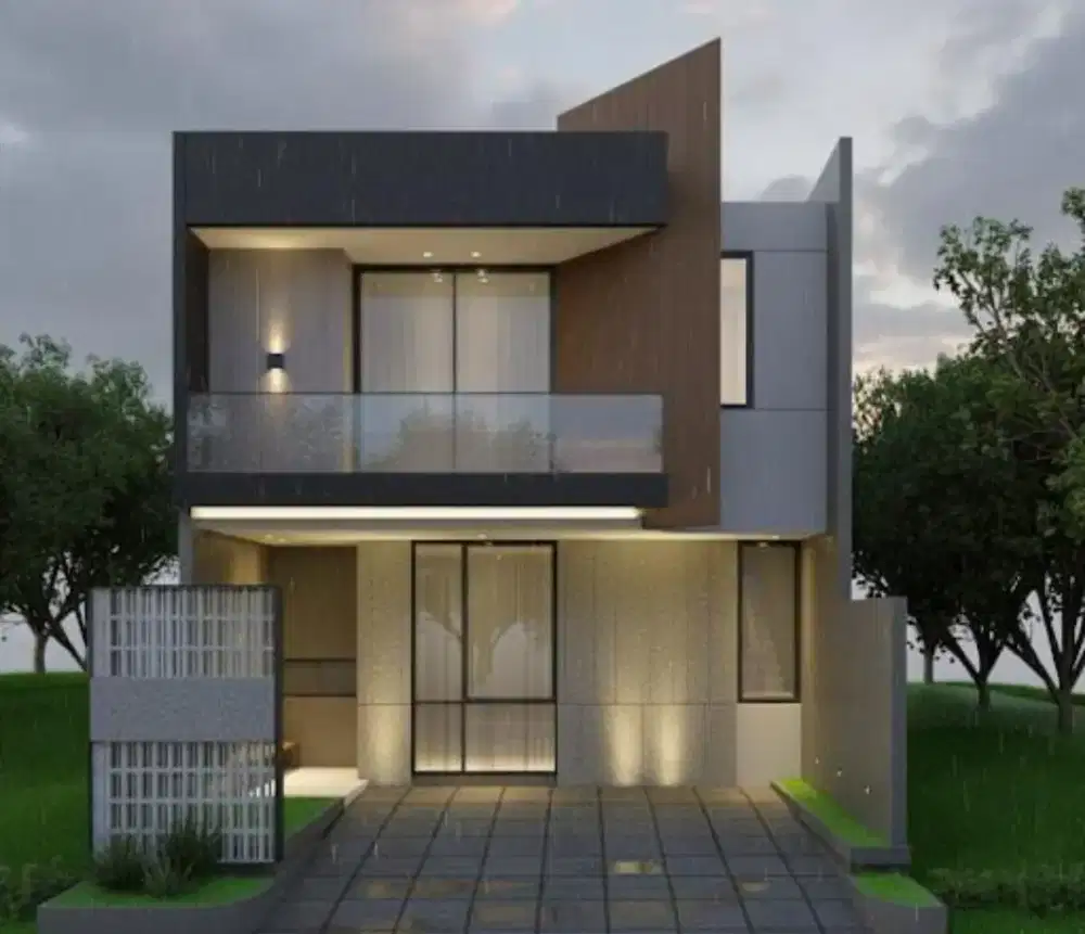 Dijual Rumah Baru Alam Hijau Citraland 2 Lantai Smart Door Lock