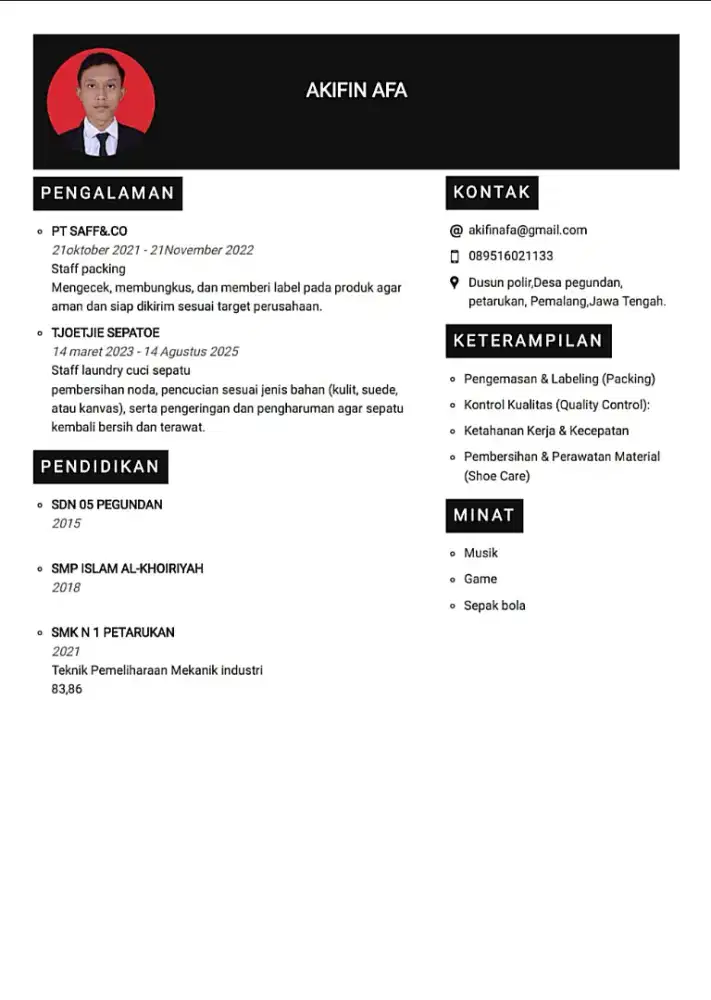 Sedang mencari kerja freelance harian