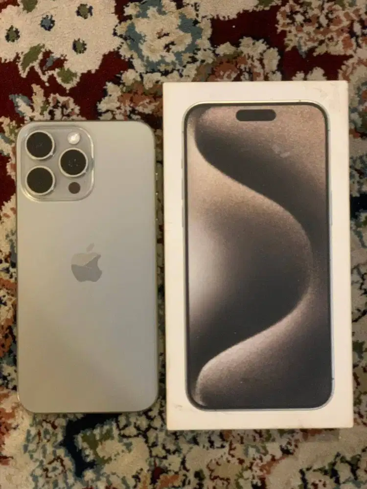 iPhone 15 Pro Max 256GB Natural Titanium I iBox I BH 83% I Face ID ON