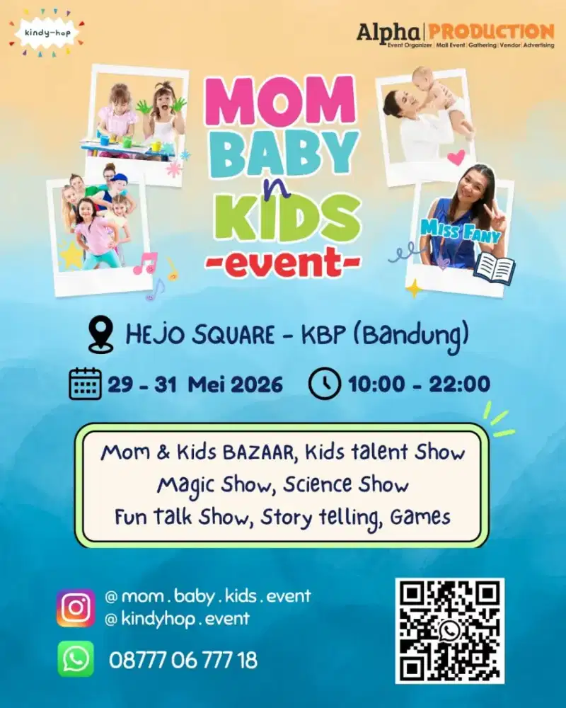 Dicari segera! CREW Event dan Jaga Stand 29-31 Mei 2026 full day
