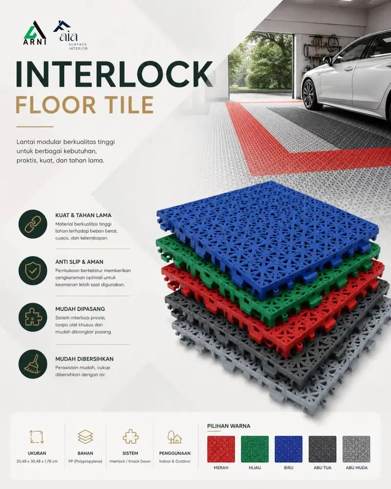 Rubber Cor Granule Per Kg Warna Lengkap | Karet EPDM Lantai Playground