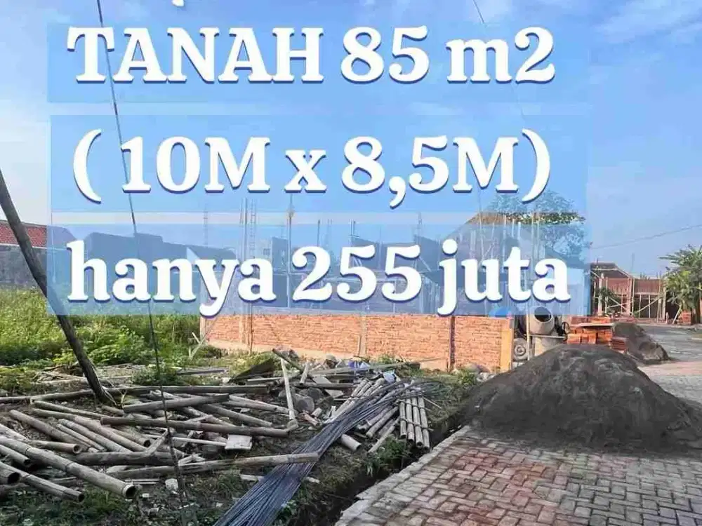 Jual kavling siap bangun kawasan gentan murah ready sertifikat