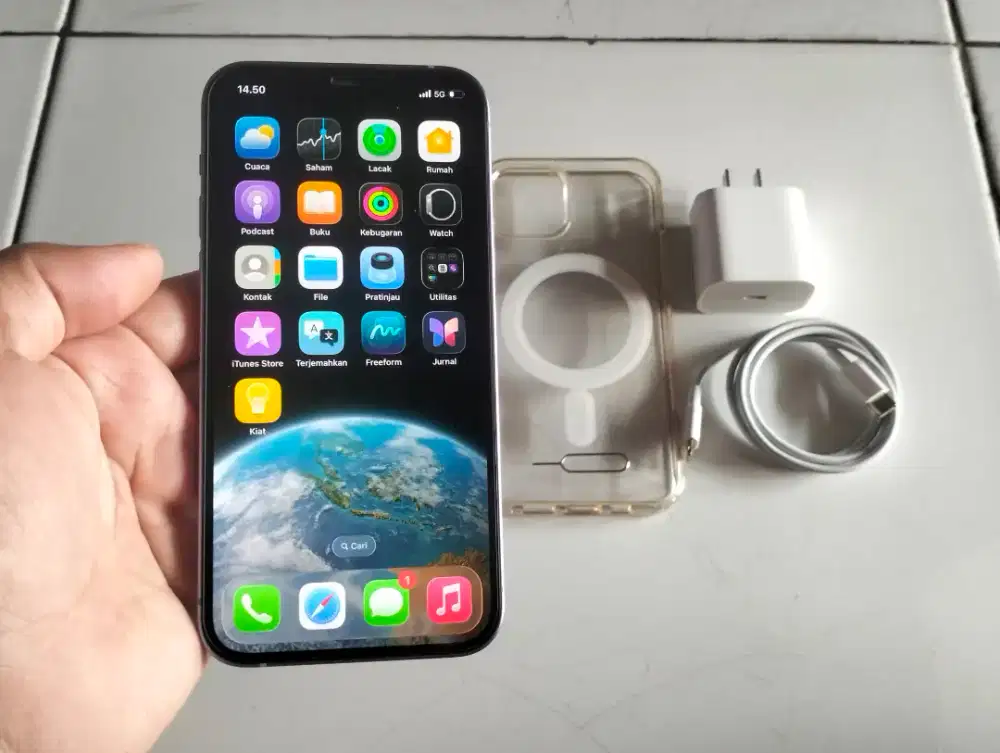 iPhone 12 64GB Ungu 5G ALL Operator Full Original Gress Mulus Terawat