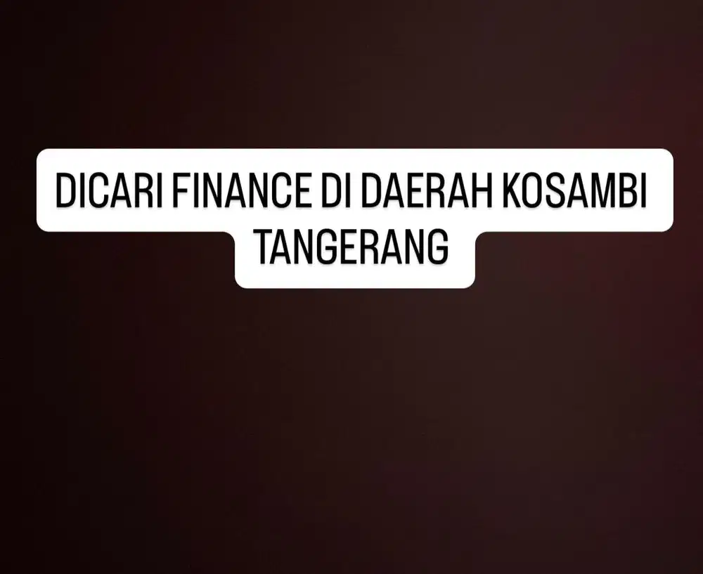 DICARI FINANCE DI KOSAMBI