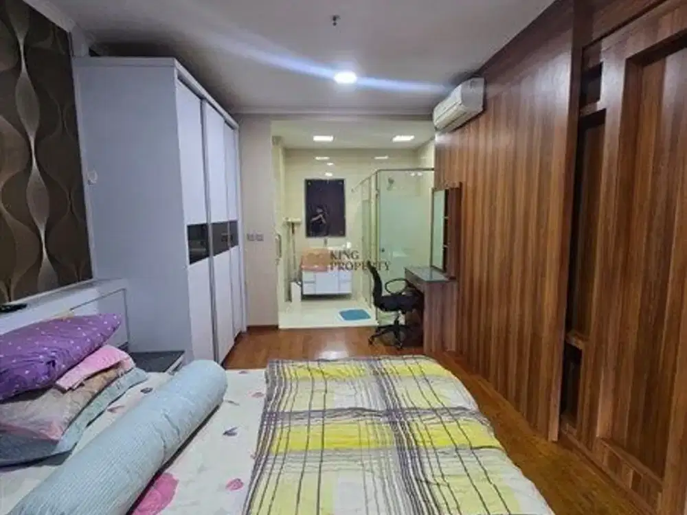 Tinggal bawa koper! view laut Nyaman Disewakan 1br Apartemen Ancol Mansion bersih terawat fasilitas lengkap