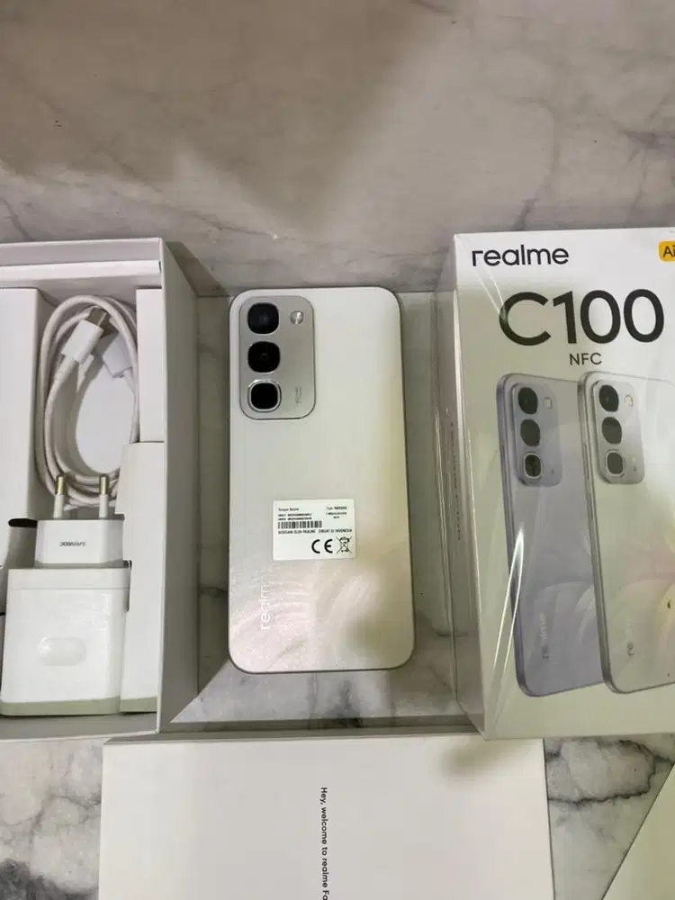 Realme c100 6/128 second mulus lengkap & garansi panjang