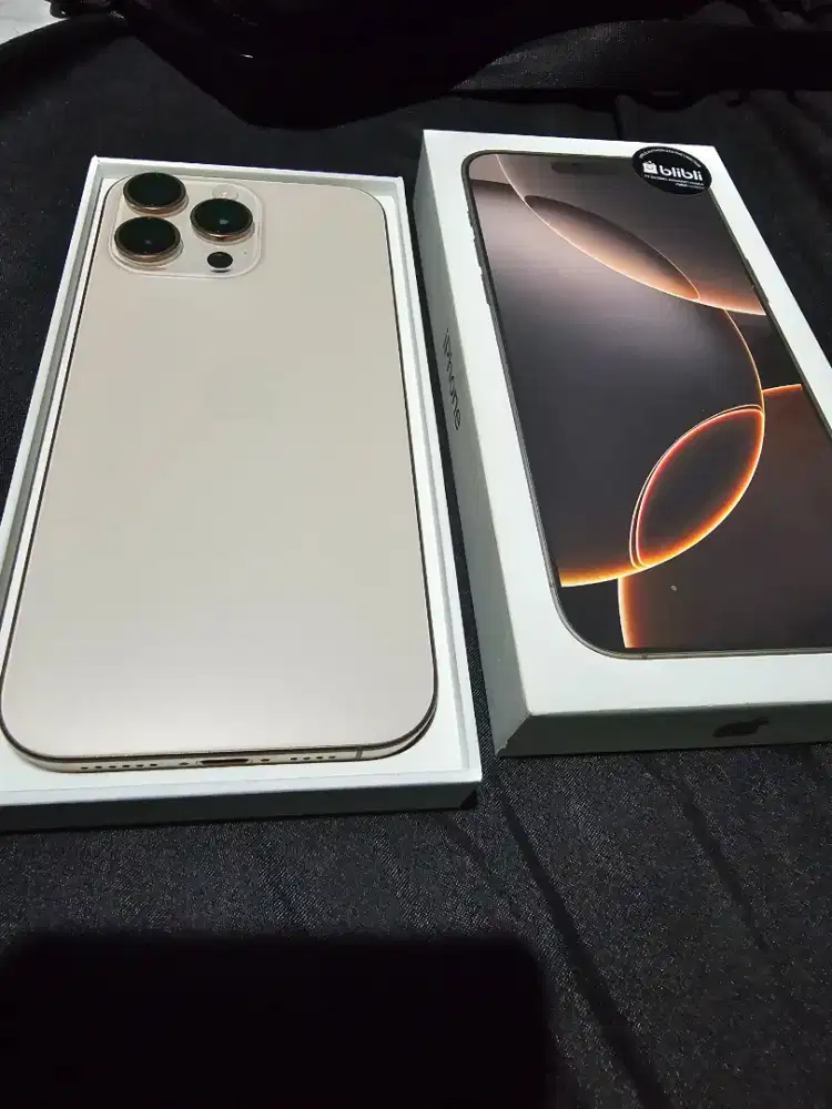 Iphone 16 promax 512 ex blibli dessert titanium