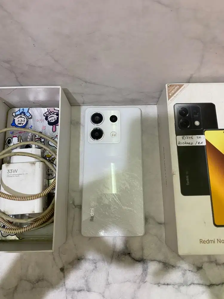 Redmi note 13 5g 8/256 second mulus lengkap & original