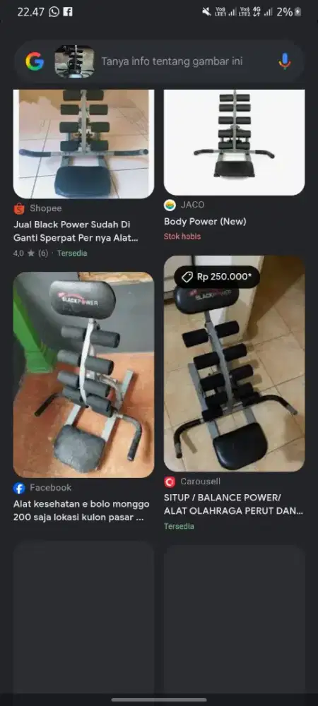 NEW BLACK POWER ( ALAT OLAHRAGA SIT UP PEMBENTUK TUBUH SIX PACK)