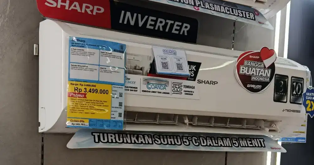 AC Sharp inverter 0,5pk