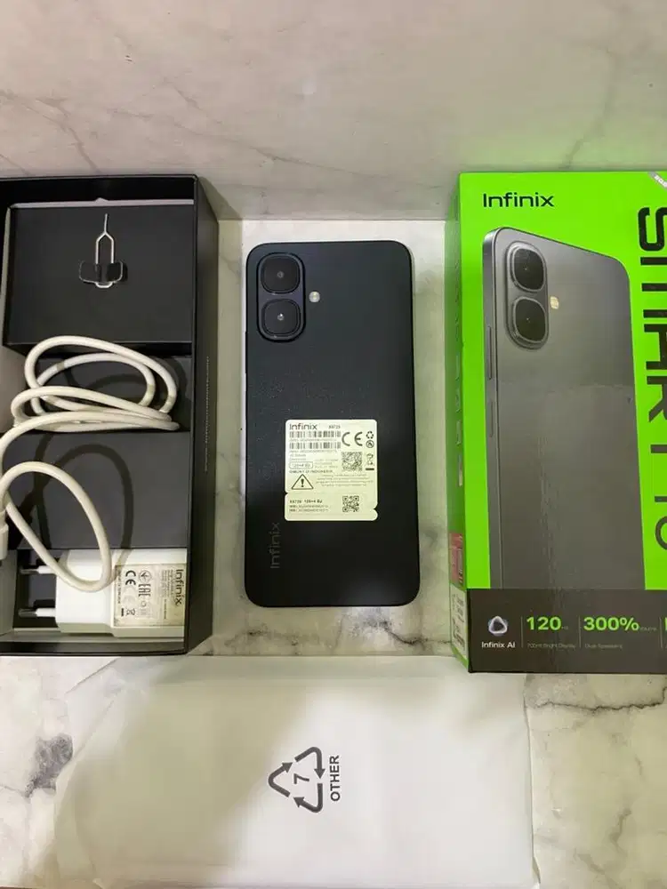 infinix smart 10 4/128 second lengkap & original bawaan