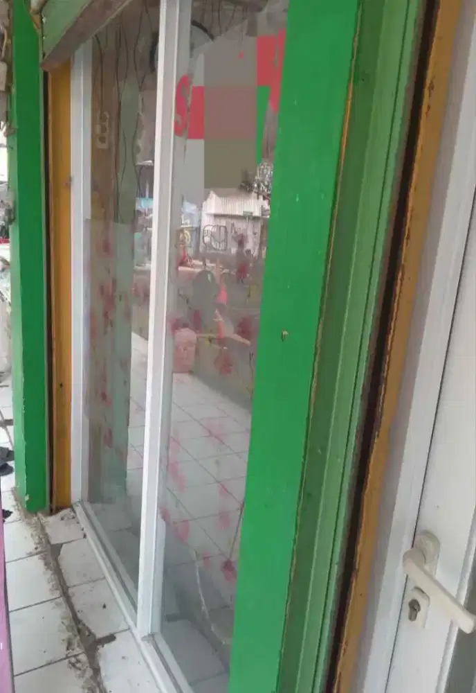 Dijual kusen pintu kaca aluminium komplit