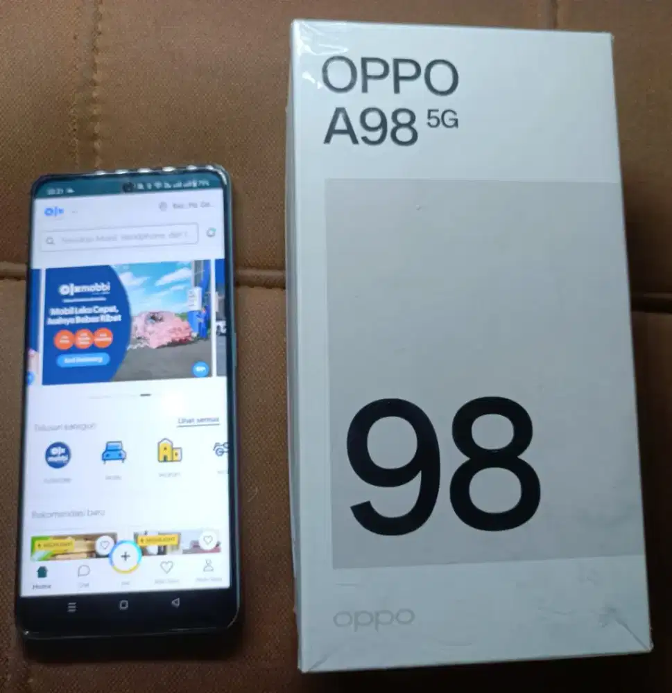 Oppo A98 ram 8/256 fullset no minus