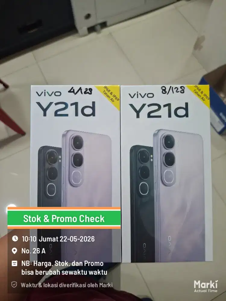 NEW VIVO Y21D SERIES. UNIT TERBATAS. PROMO PROMO